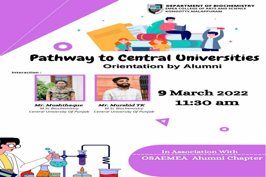 Pathway to Central Universities-Orientation by Alumni