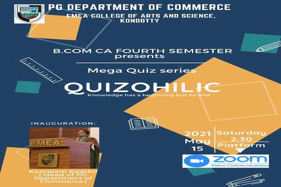 Mega Quiz Series organized by Commerce department