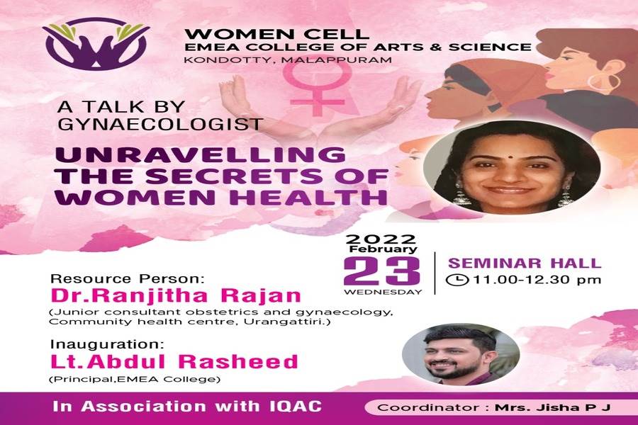 A TALK BY GYNAECOLOGIST-UNRAVELLING THE SECRETS OF WOMEN HEALTH