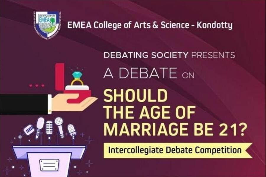 Debate on SHOULD THE AGE OF MARRIAGE BE 21?