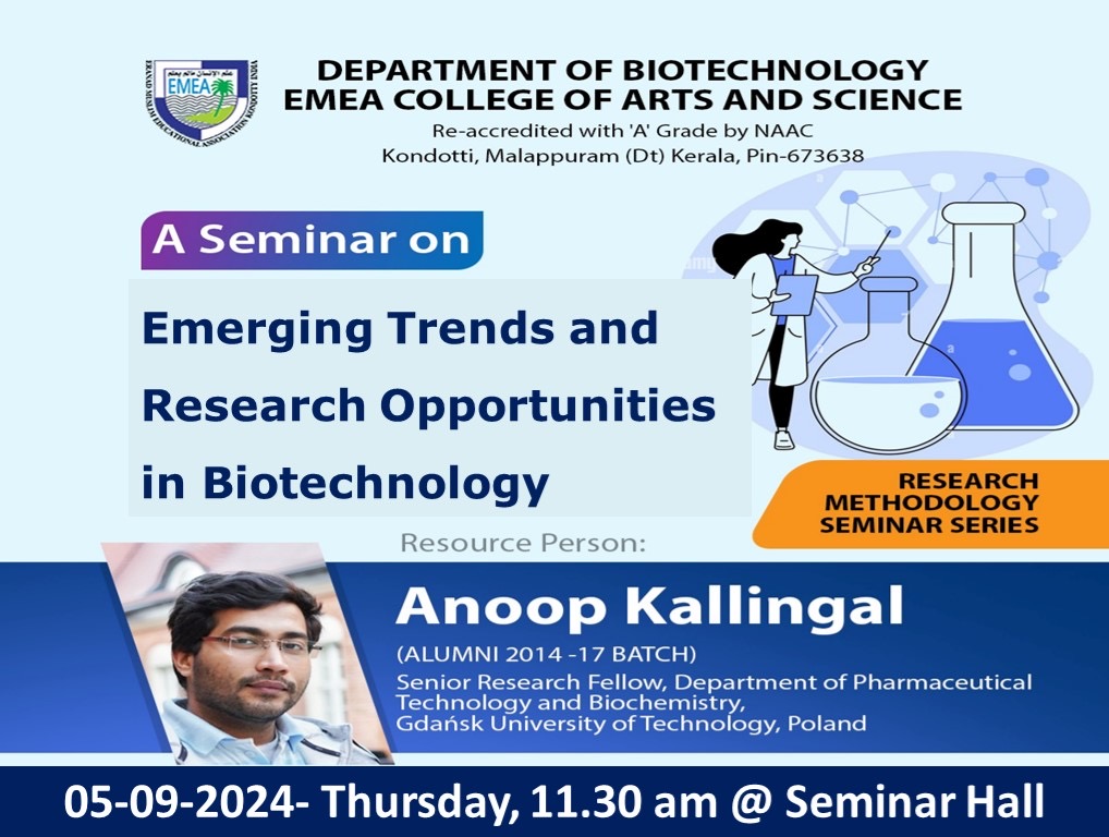 Emerging Trends and Research Opportunities in Biotechnology