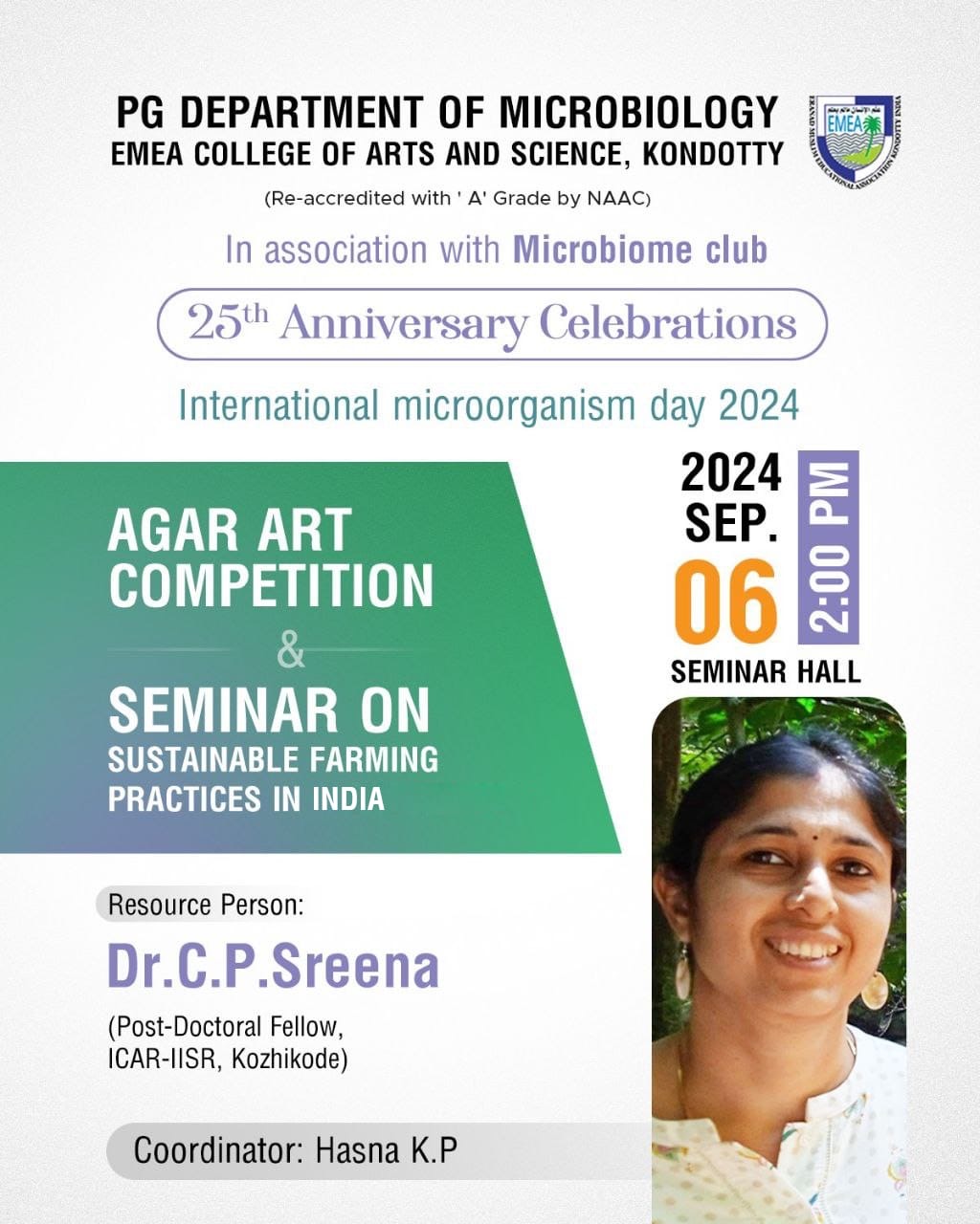 AGAR ART COMPETITION & SEMINAR ON SUSTAINABLE FARMING PRACTICES IN INDIA