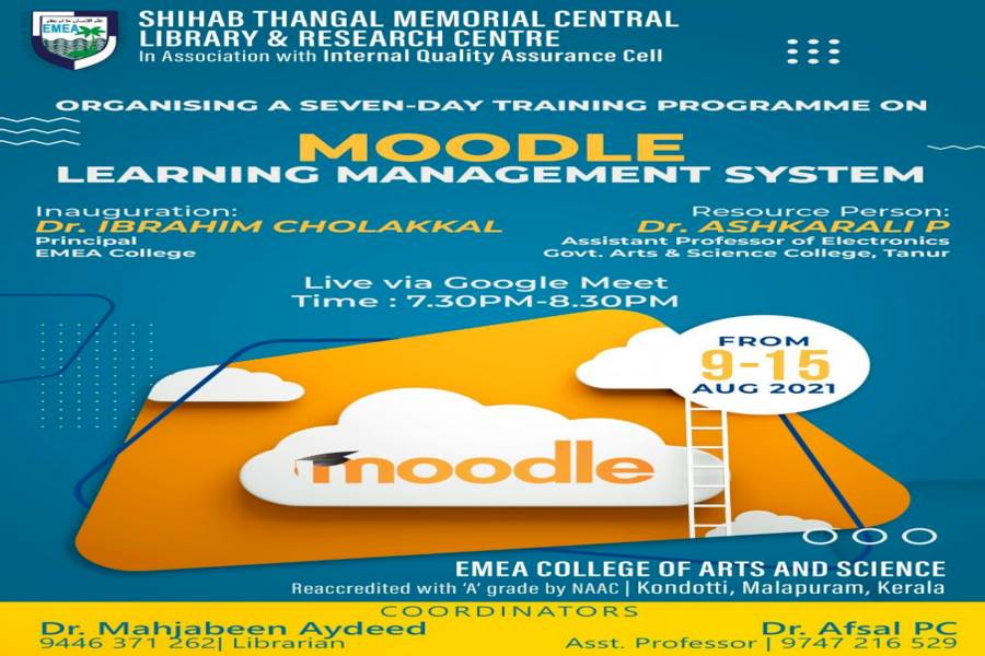 SEVEN DAY TRAINING PROGRAMME ON MOODLE LMS