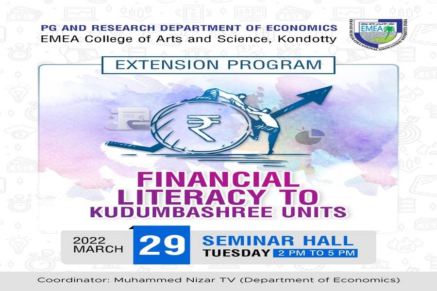 Extension Program -Financial Literacy to Kudumbashree Units