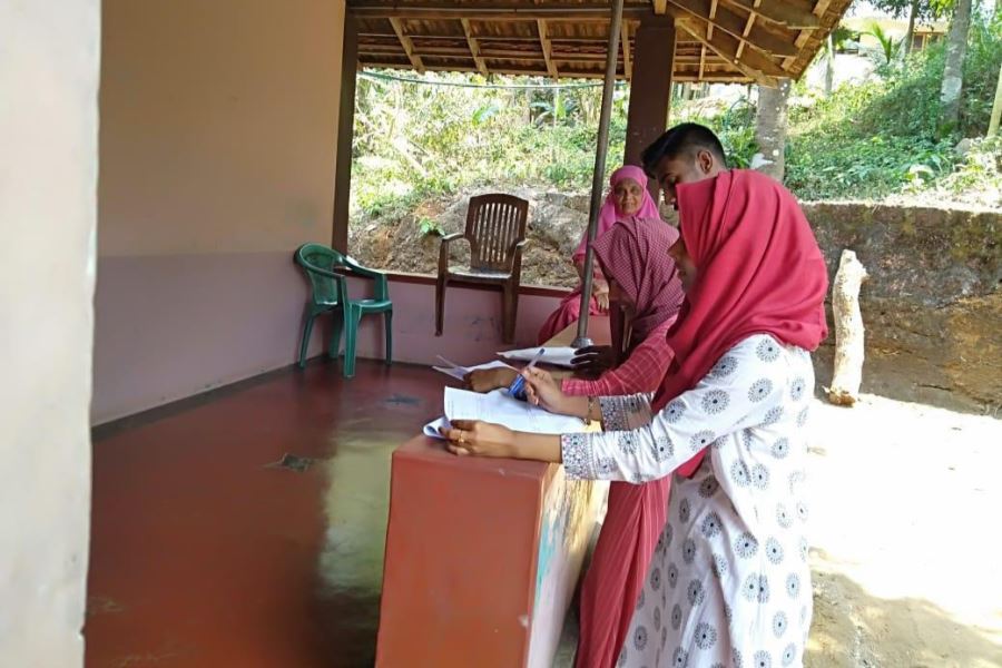 Socio Economic Survey in the ward 10 of Pallikkal Grama Panchayath