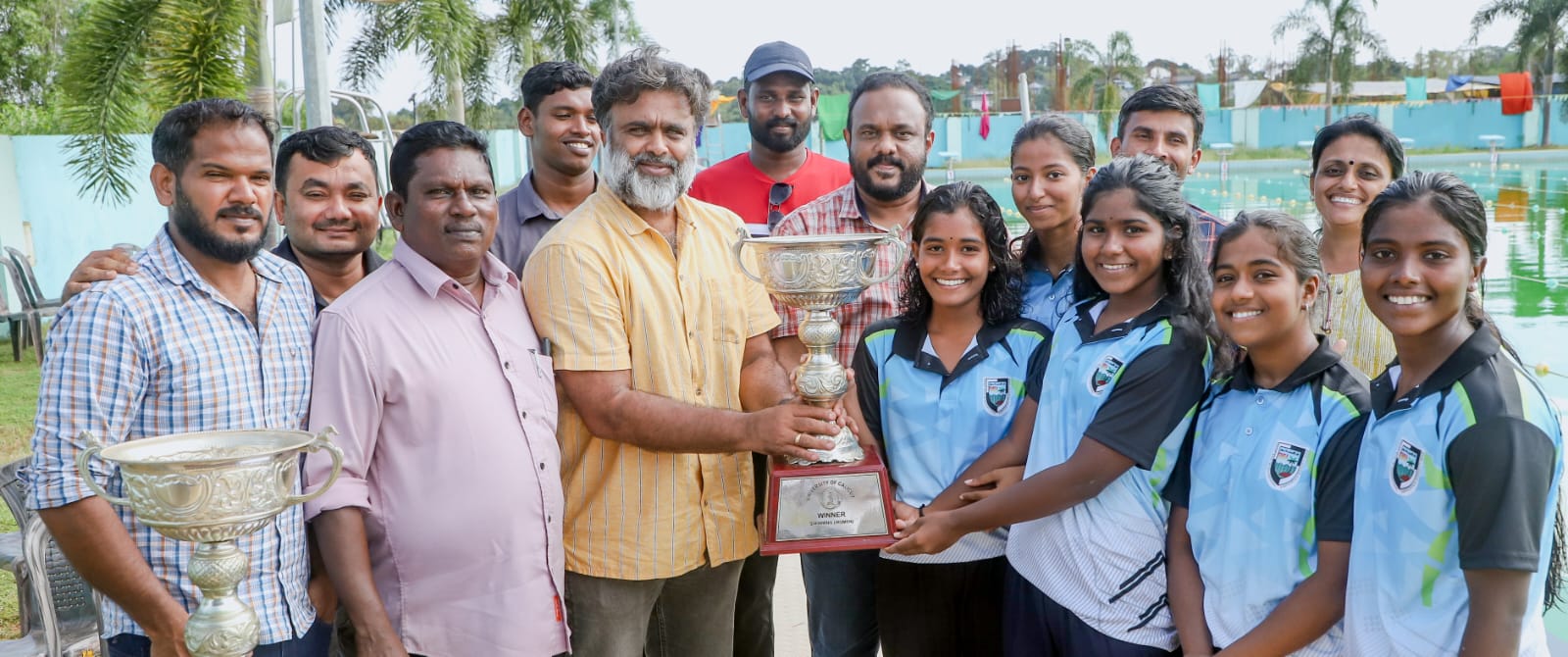 Calicut University Inter College Womens Swimming Champions