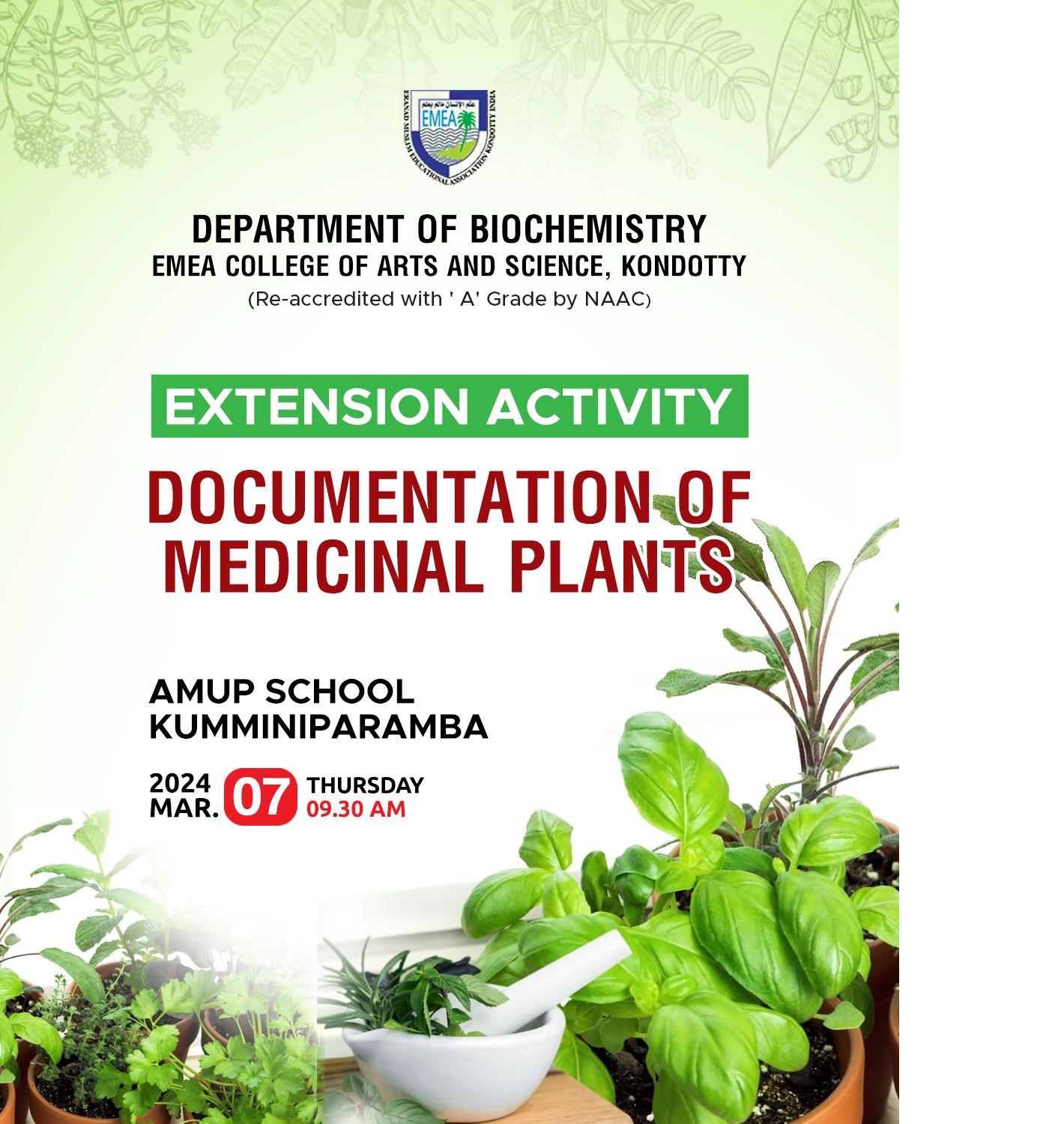 BC - Extension Documentation of medicinal plants