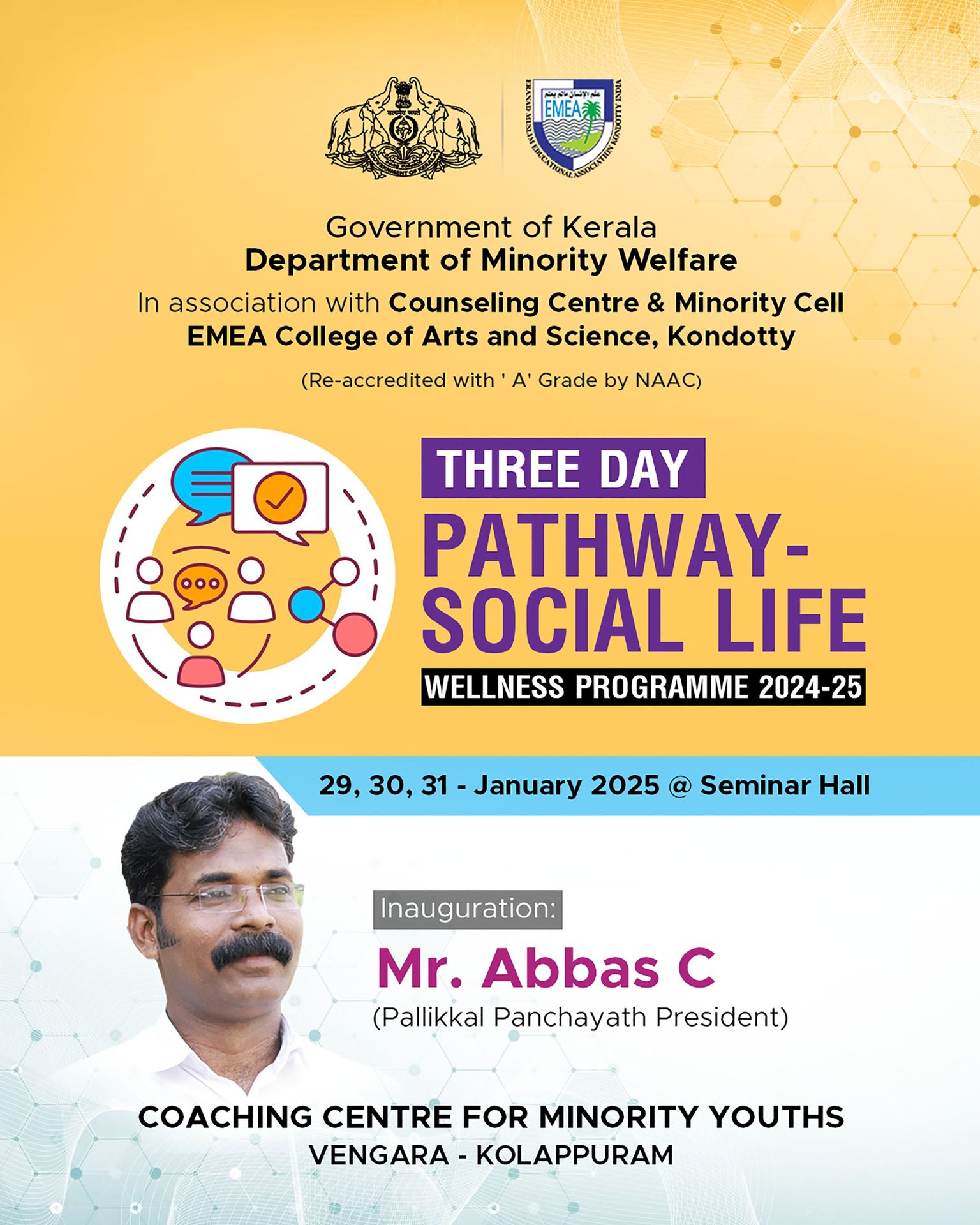 Three-Day Wellness Programme: "Pathway to Social Life