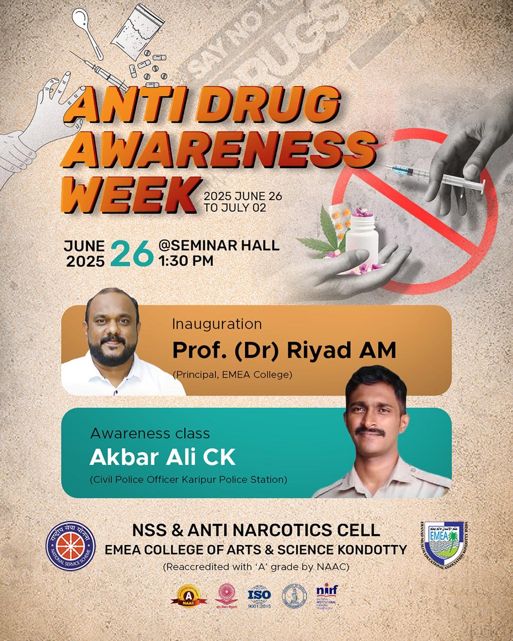 Anti-Drug Awareness Week 2025