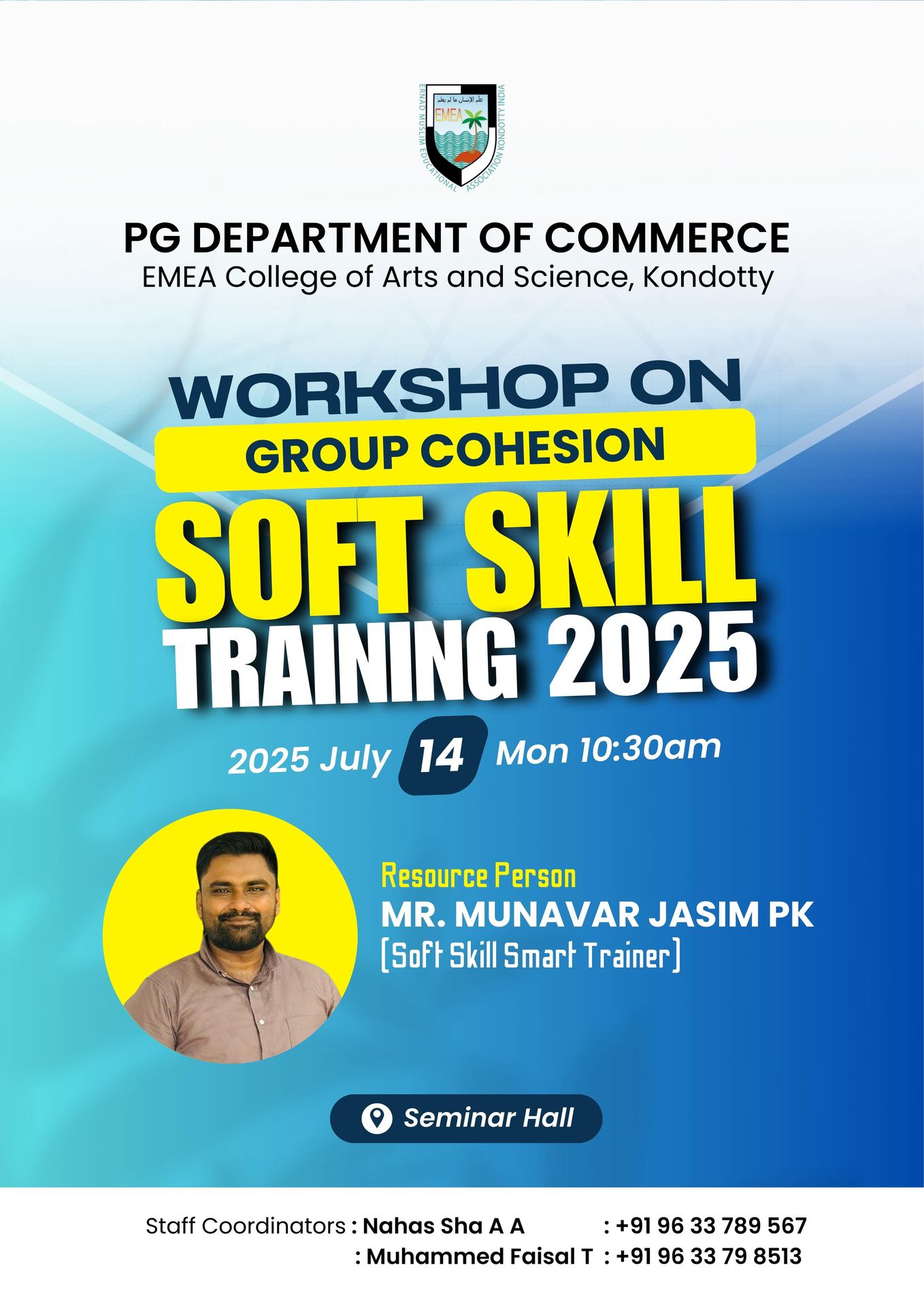 Workshop on Group Cohesion & Soft Skill Training 2025