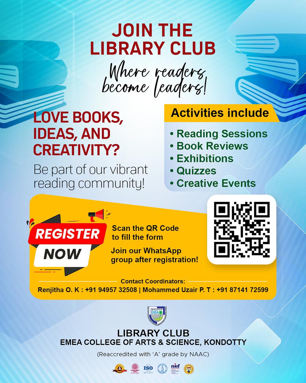 Join the Library Club – Where Readers Become Leaders!
