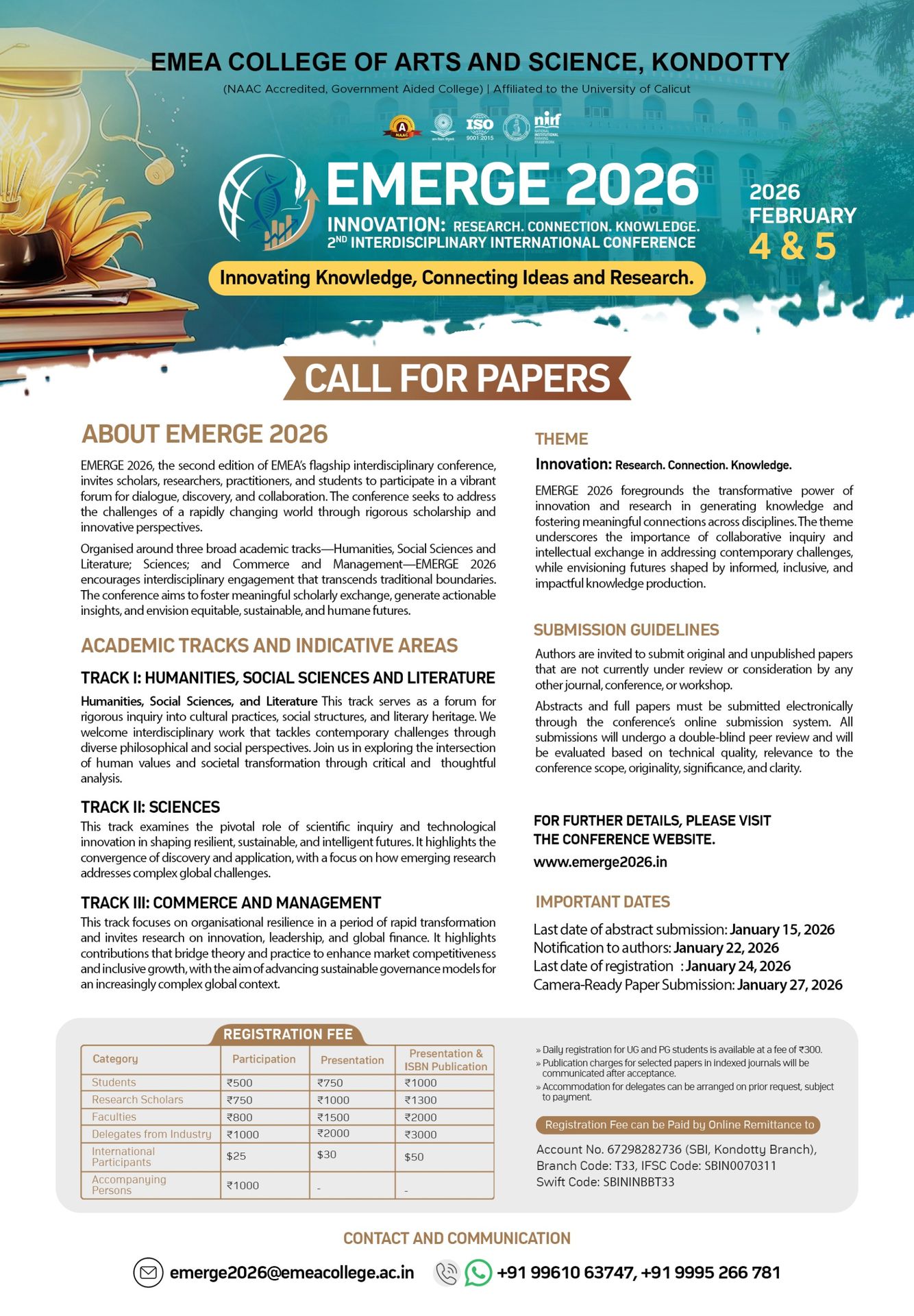 EMERGE 2026 International Conference