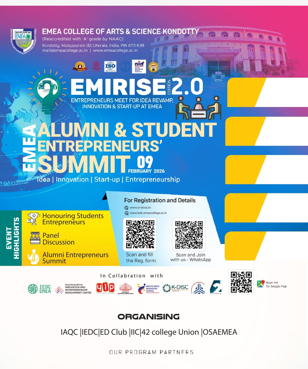 EMEA College to Host Alumni & Student Entrepreneurs’ Summit – EMIRISE 2.0