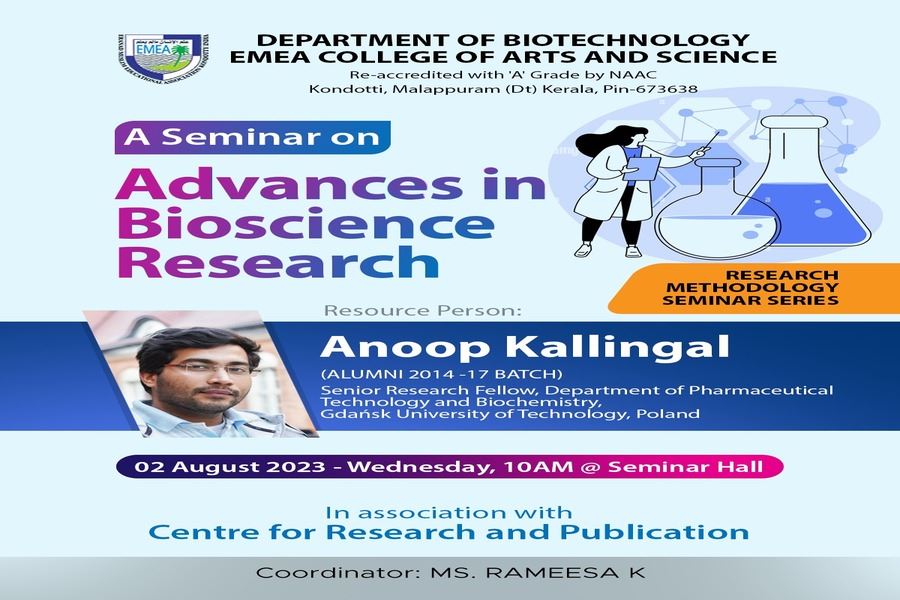 Seminar on Advances in Bioscience Research